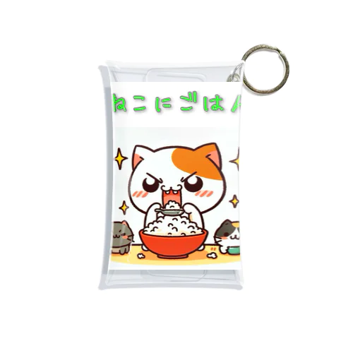 開運招き猫　oryza  オリザ Mini Clear Multipurpose Case