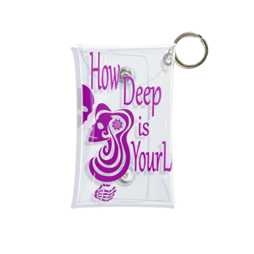 How Deep Is Your Love(紫)  Mini Clear Multipurpose Case