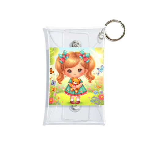 にこにこ女の子 Mini Clear Multipurpose Case