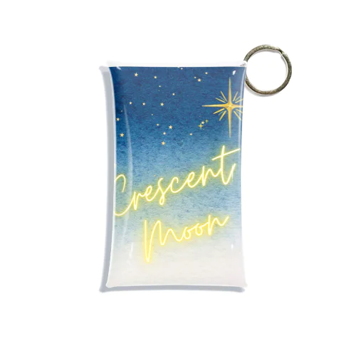 CrescentMoon夜空 Mini Clear Multipurpose Case