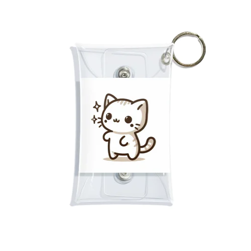 可愛いねこちゃん Mini Clear Multipurpose Case