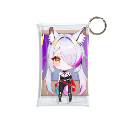 獣耳の女の子 Mini Clear Multipurpose Case