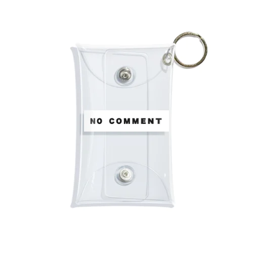 micyorina 「NO COMMENT」logo ミニクリアマルチケース