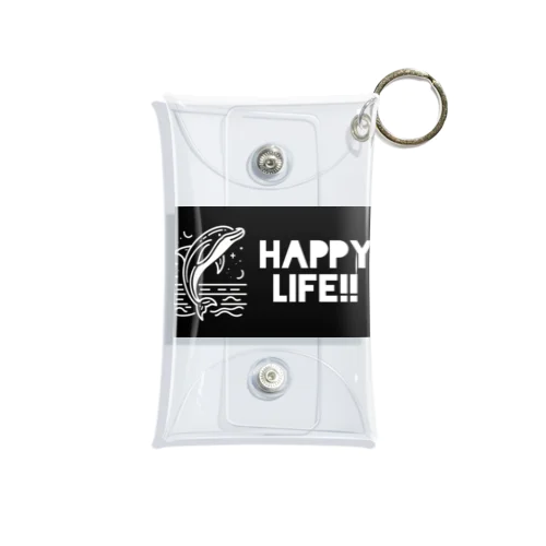 HAPPY LIFE!! Mini Clear Multipurpose Case