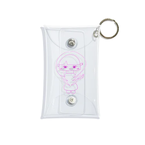 ウルフカットのウルフちゃん(白い背景なし) Mini Clear Multipurpose Case