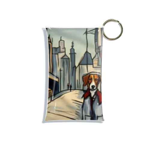 Dog in London  Mini Clear Multipurpose Case