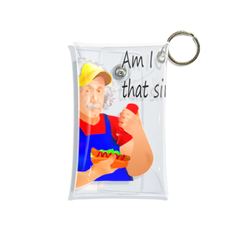 Am I That Similar?(black) Mini Clear Multipurpose Case