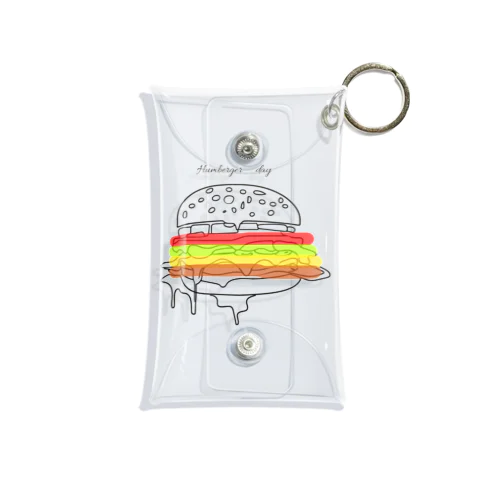 Humberger day① Mini Clear Multipurpose Case