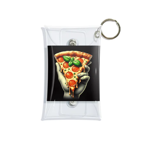 おしゃれなpizzaのグッズ Mini Clear Multipurpose Case