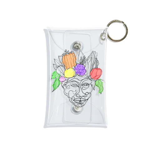 Arcimboldo風 Mini Clear Multipurpose Case