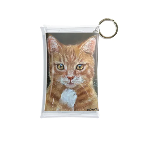 年収低すぎ猫 Mini Clear Multipurpose Case