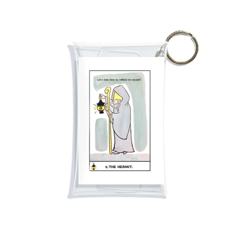 隠者　meg＊art tarot art Mini Clear Multipurpose Case