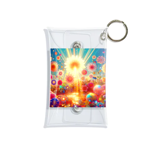 希望の輝く花（shining flower of hope ） Mini Clear Multipurpose Case