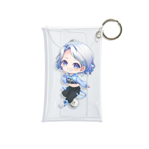 ニヤっとすくもさん Mini Clear Multipurpose Case