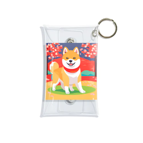 日本の守り手秋田犬 Mini Clear Multipurpose Case