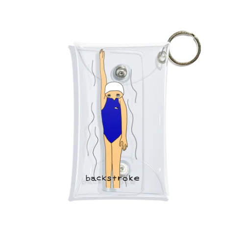 夏のバックストローク Mini Clear Multipurpose Case