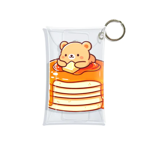ホットケーキとクマさん Mini Clear Multipurpose Case