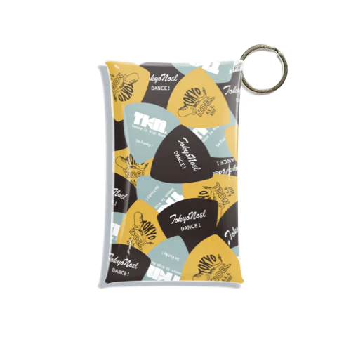 ピック柄 type A Mini Clear Multipurpose Case