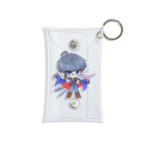 葛城ショーマ SDキャラ(メガネ掛けver) Mini Clear Multipurpose Case
