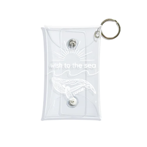 Wish to the Sea by Ponoah Mini Clear Multipurpose Case