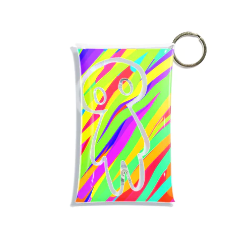 絵画ミドリムシ君 Mini Clear Multipurpose Case