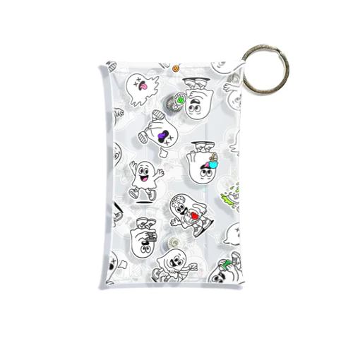オバケのスニ丸 マルチパターン Mini Clear Multipurpose Case