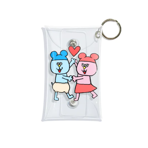 ねんたん&ねみこちゃん Mini Clear Multipurpose Case