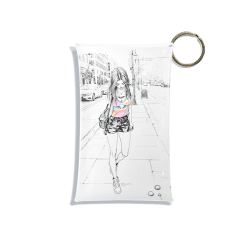 隠れた宝石を探す人 Mini Clear Multipurpose Case