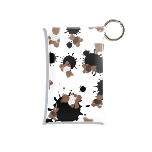 milk choco kuma Mini Clear Multipurpose Case