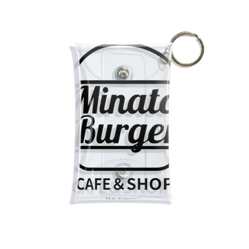 MinatoBurgerグッズ（ブラック） Mini Clear Multipurpose Case