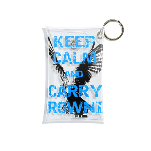 KEEP CALM AND CARRY BROWNIE Mini Clear Multipurpose Case