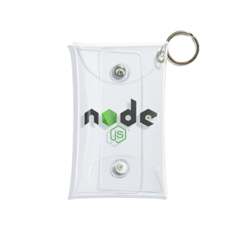 Node.jsグッズ Mini Clear Multipurpose Case