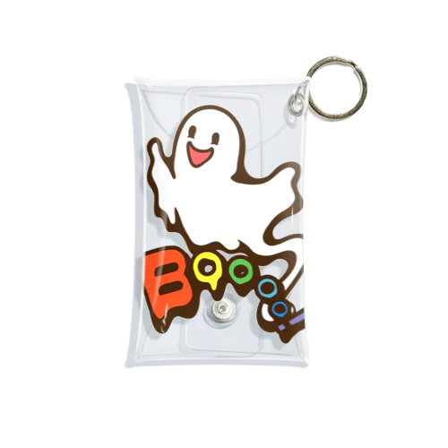 おばけちゃんばぁ!(Boo!ゴースト)カラフル Mini Clear Multipurpose Case