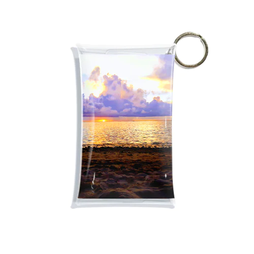 夕焼け10 Mini Clear Multipurpose Case