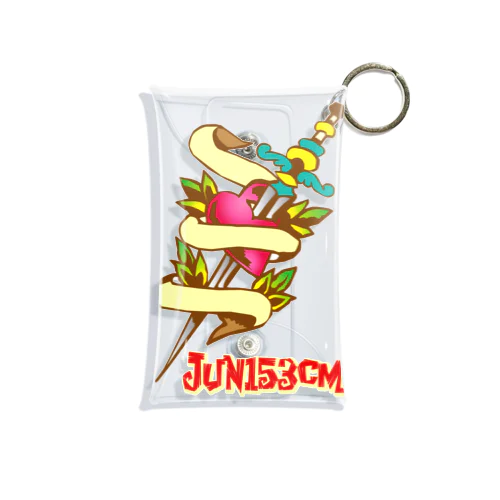 Jun153cm ハート Mini Clear Multipurpose Case