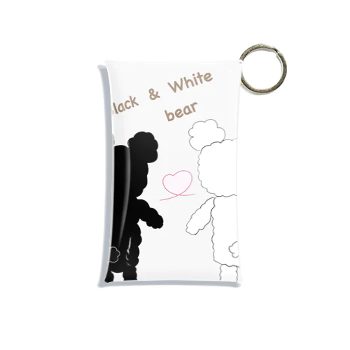 blackbear＆Whitebear Mini Clear Multipurpose Case