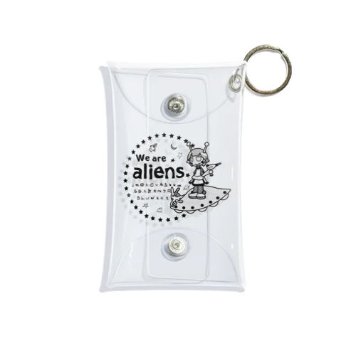 我々は宇宙人だ Mini Clear Multipurpose Case