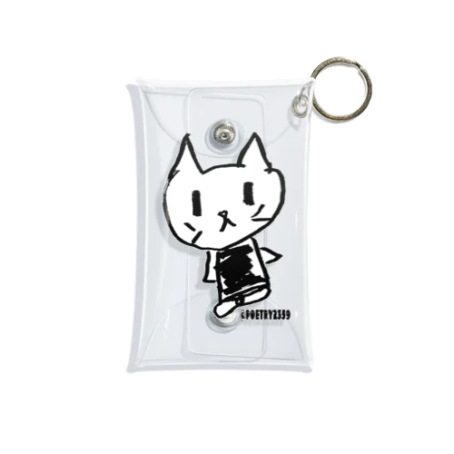 ねこちゃん Mini Clear Multipurpose Case