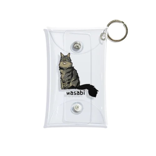 wasabi　イラスト Mini Clear Multipurpose Case