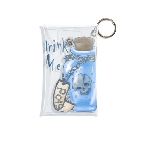 DrinkMeスカル Mini Clear Multipurpose Case