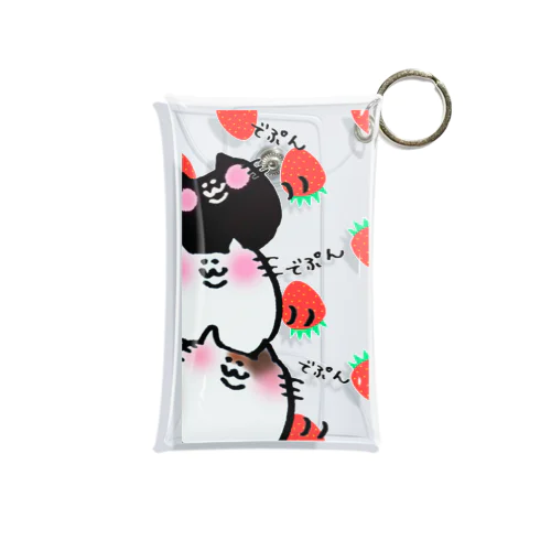 でぷんねこトリオ(いちの) Mini Clear Multipurpose Case