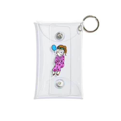 ねむねむしゃん Mini Clear Multipurpose Case