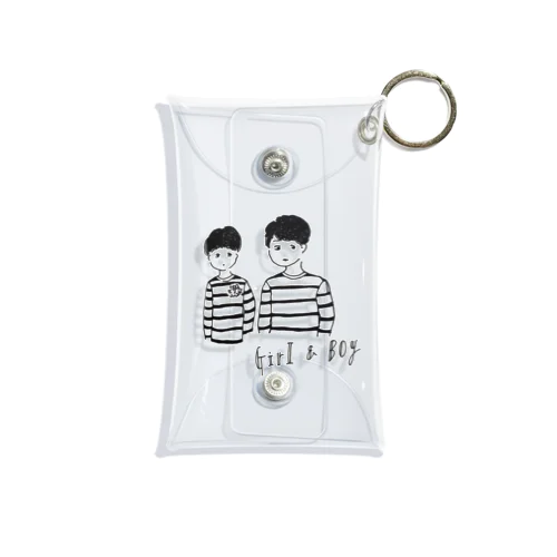 Girl & Boy Mini Clear Multipurpose Case