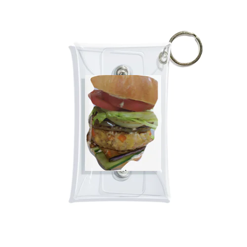 大きいバーガ Mini Clear Multipurpose Case