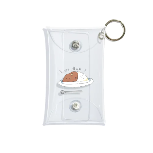 オラ食えよ Mini Clear Multipurpose Case