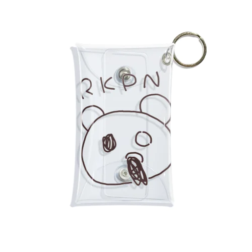 シンプルらこパン Mini Clear Multipurpose Case