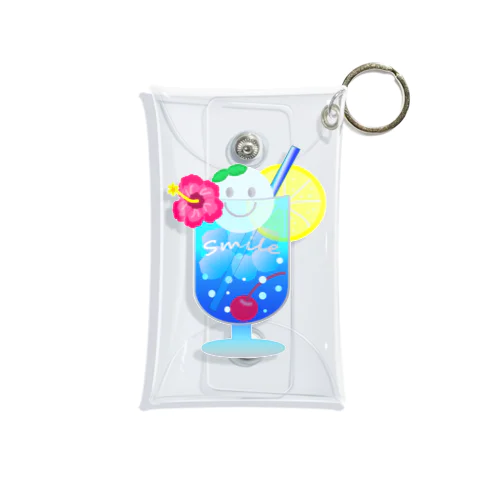 Smile in Cream Soda🍹 Mini Clear Multipurpose Case