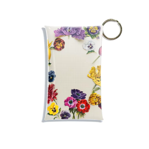 flower photo T Mini Clear Multipurpose Case