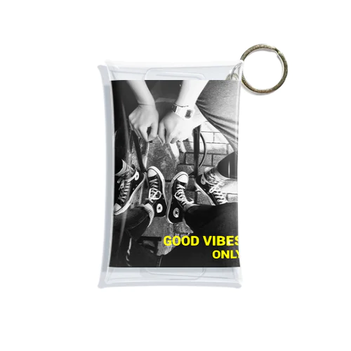 GOOD VIBES ONLY Mini Clear Multipurpose Case