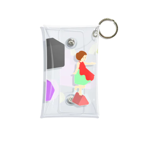 ころころアイソメ女子 Mini Clear Multipurpose Case